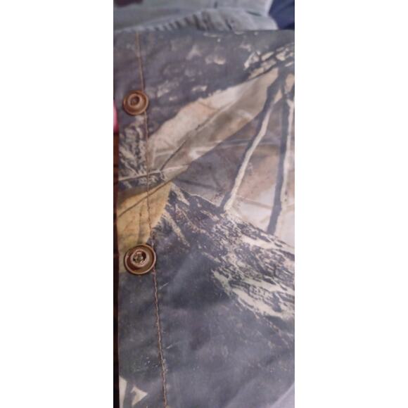 Realtree Hardwoods Mens Size Large Camo Rain Pants Outdoors Hunting Jogger Style - Picture 7 of 7